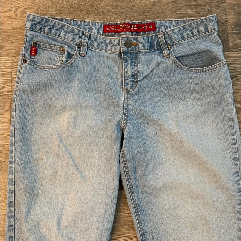 6/$25 Mudd Light Blue Flare Jeans - Picture 2 of 16